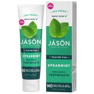 Sea Fresh Spearmint Fresh Breath Toothpaste Fluoride Free