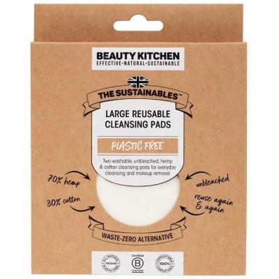  Large Reusable Cleansing Pads x 2 1unit