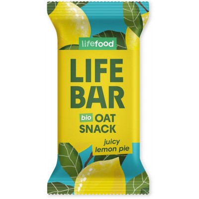 Organic Lifebar Oat Snack Juicy Lemon Pie 40g x 15
