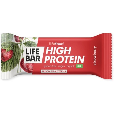 Organic Lifebar Protein Strawberry 40g x 15