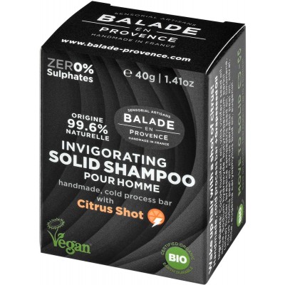 Invigorating Solid Shampoo for Men
