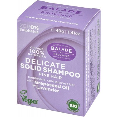 Delicate Solid Shampoo Grapeseed and Lavender
